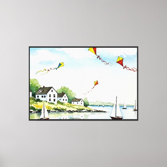 Toile Mer et plage (Recto)