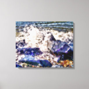 TOILE MER ET ROCHERS