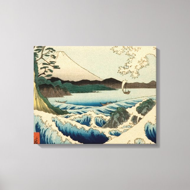 Toile Mer japonaise de Satta Hiroshige Art (Recto)