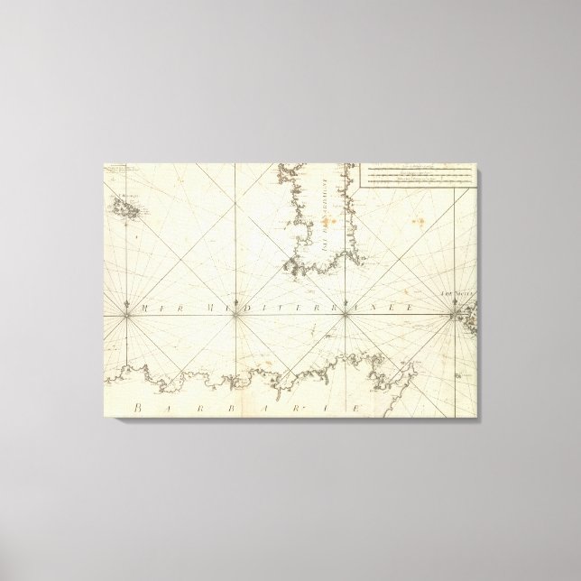 Toile Mer Méditerranée 4 (Recto)