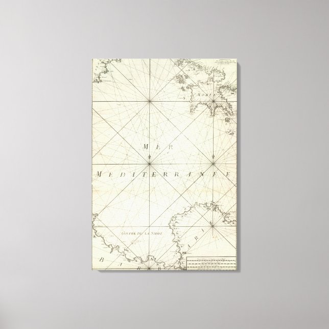 Toile Mer Méditerranée 5 (Recto)