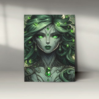 Toile Mère de la Terre Jade-Eyed