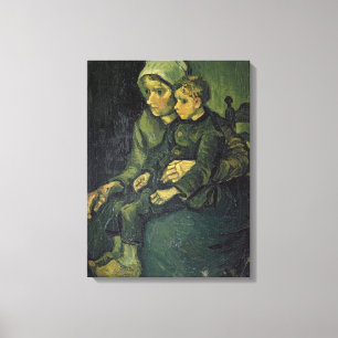 Toile Mère de Vincent van Gogh et enfant, 1885