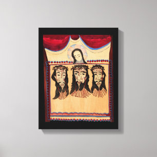 Toile Mère Marie Jésus Christ Thorn Art de la Couronne P