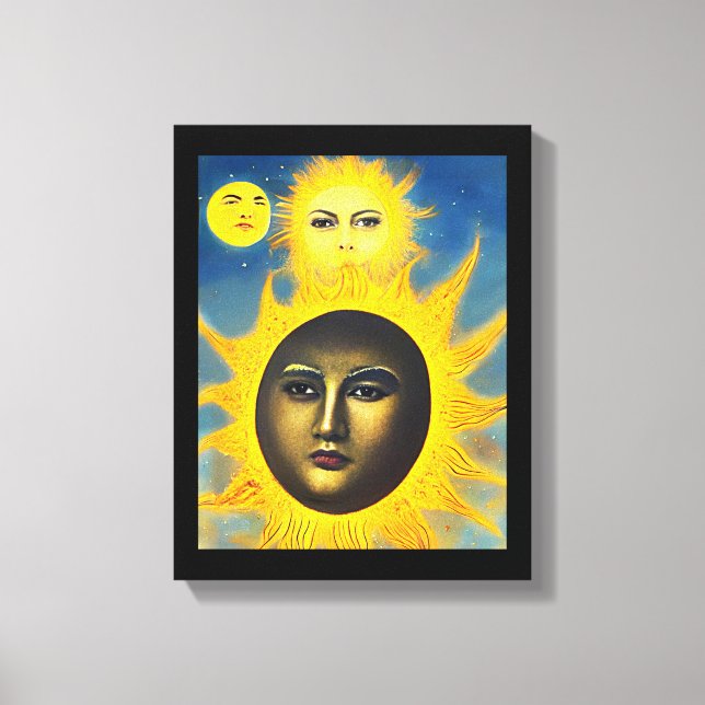 Toile Mère Natures New Sun Art imaginaire original (Recto)