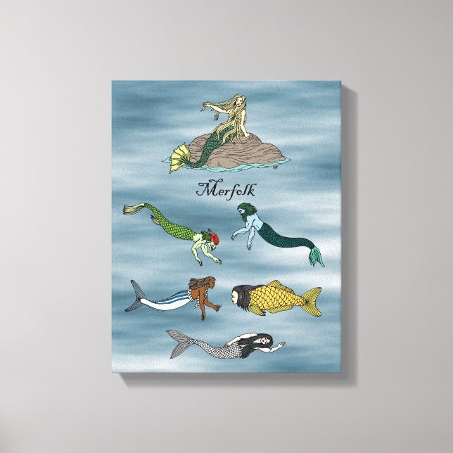 Toile Merfolk (Recto)