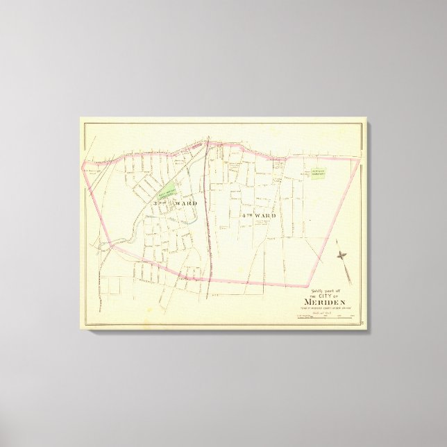 Toile Meriden sud (Recto)