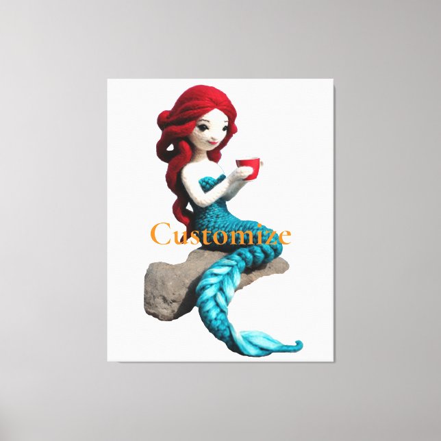 Toile Mermaid Relaxant Avec Boisson Thunder_Cove (Recto)