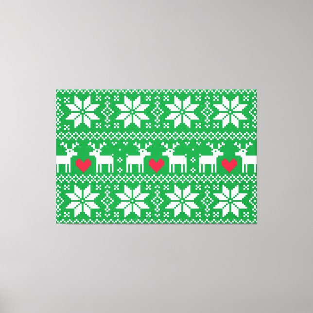 Toile Merry Christmas pattern 2 (Recto)