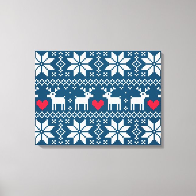 Toile Merry Christmas pattern 2 (Recto)