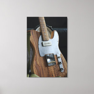 Toile Merveilleuse guitare