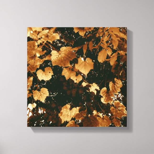 Toile Mes beaux feuilles d'automne (Recto)