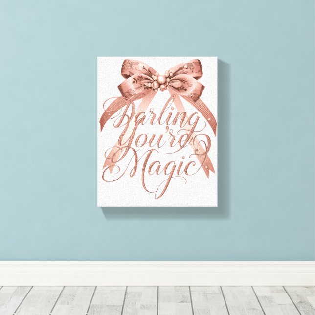 Toile Message Chic d'Amour de Soi et d'A Empowerment (Insitu (Plancher de Bois))