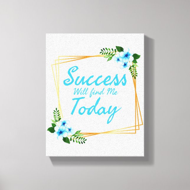 Toile message positif pour l'autogestion (Recto)