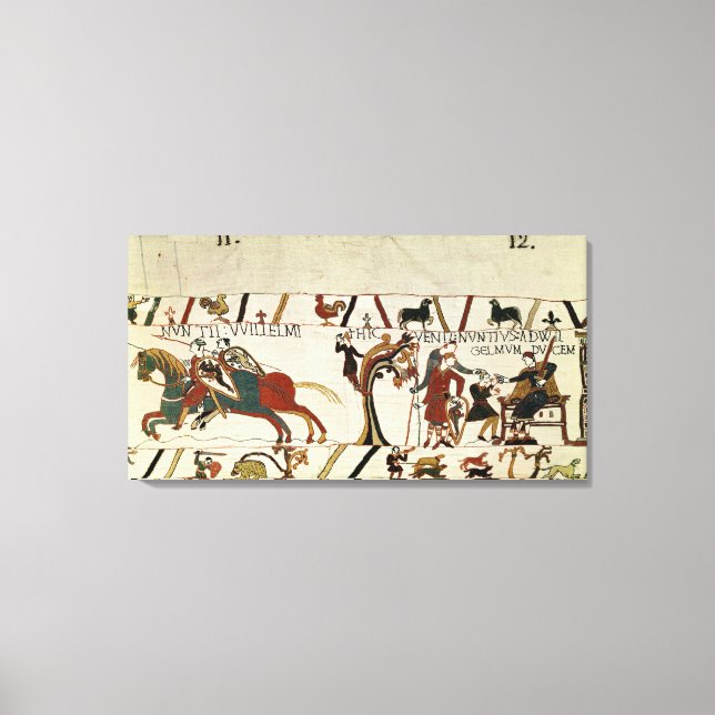 Toile Messagers de Duke William à Guy de (Recto)