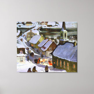 Toile Messe de minuit, peinture d'art,