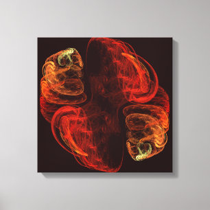 Toile Métamorphose Art Abstrait Quad Canvas Imprimer