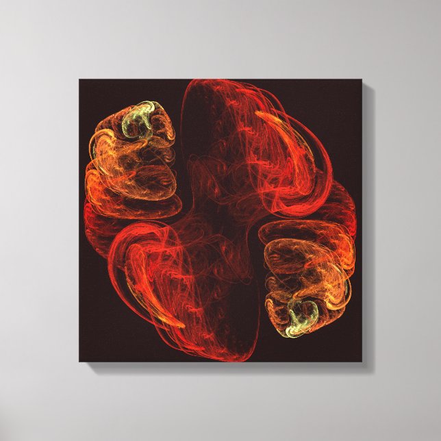 Toile Métamorphose Art Abstrait Quad Canvas Imprimer (Recto)