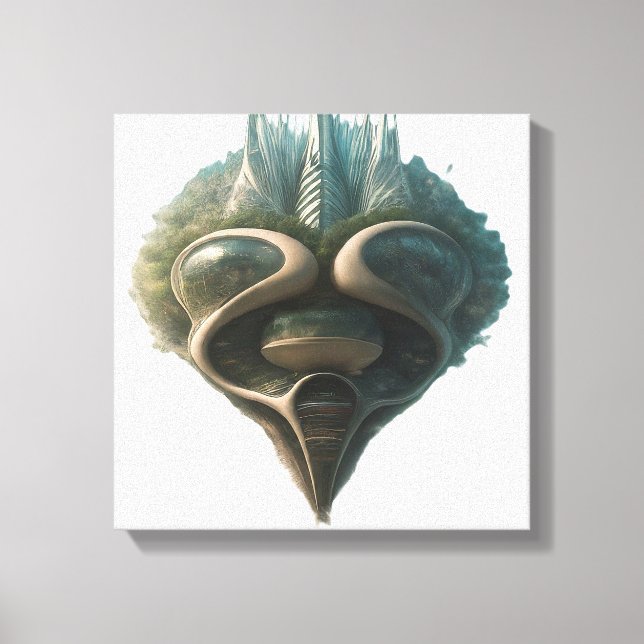 Toile Métropole en évolution : où le passé rencontre l'a (Recto)