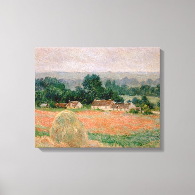 Toile Meule à Giverny - Claude Monet - 1886 (Recto)