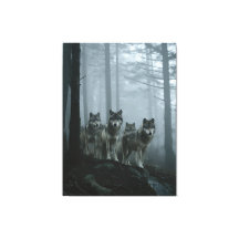 Meute de Loups de la Forêt Brumeuse