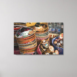 Toile Mexique, Cozumel. Souvenirs à Isla de Cozumel