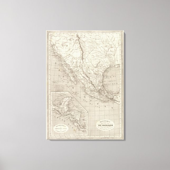 Toile Mexique et Amérique centrale 2 (Recto)