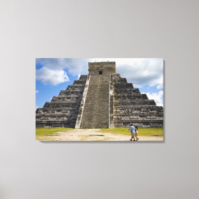 Toile Mexique, Quintana Roo, près de Cancun, Chichen 2 (Recto)