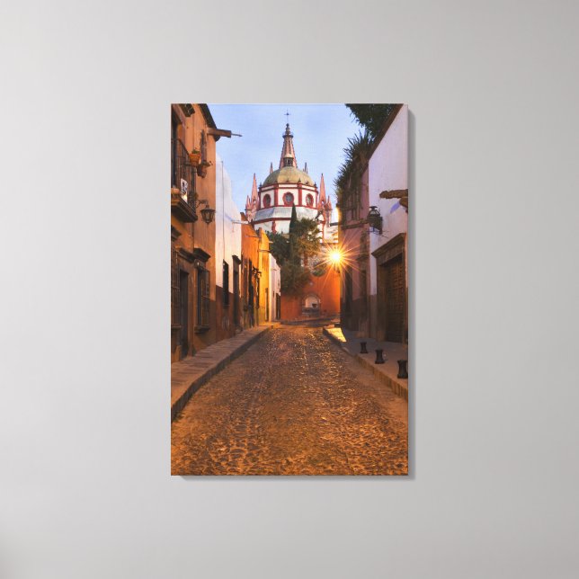 Toile Mexique, San Miguel de Allende. Tôt le matin (Recto)