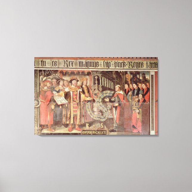 Toile Mgr Robert Sherburne avec Henri VIII (Recto)