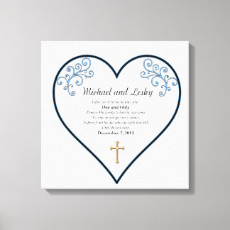 Toile Michael et Lesley Mariage Gift