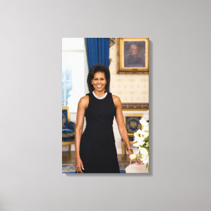 Toile Michelle Obama Canvas Imprimer