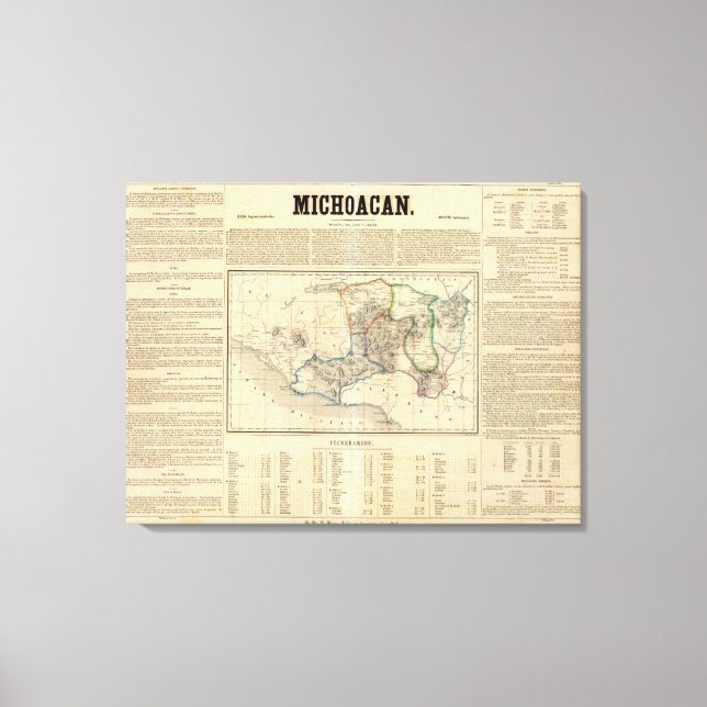 Toile Michoacan, Mexique (Recto)