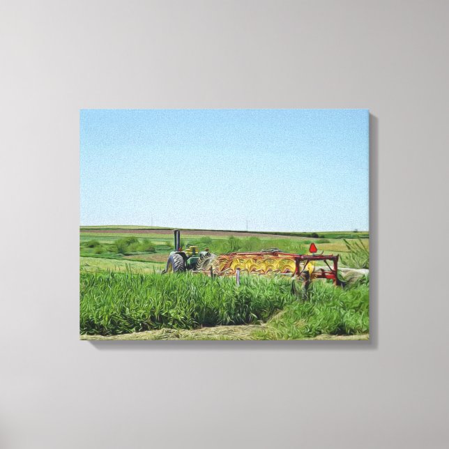 Toile Midwest Farming Equipment Photographie (Recto)