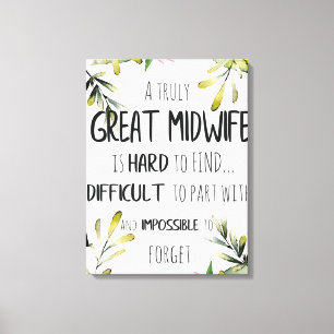 Toile Midwoman Doula Office Carte de remerciements Devis