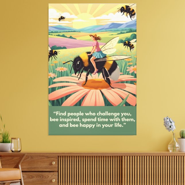 Toile Mignon, Citation Motivationnelle WPA (Insitu(Salon))