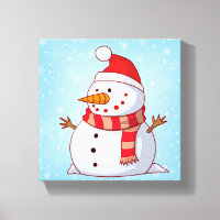 Mignonne bonhomme de neige de Noël