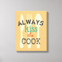 mignonne cuisine mur art citation baiser cuisinier