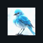 Toile *~* Mignonne Whimsical Détails Oiseau Bleu AP54 Ar<br><div class="desc">WALL STRETCHED CANVAS IMPRIMER Recherche AP54 pour des articles similaires - Energetiquement Enhanced Whimsical Cute Artistique Unique Original Creative Nature sujet d'art qui est numérique Sweet little Birdie, très détaillé, C'est un seul gros plan d'un Imaginaire Blue bird Illustration qui fait que quelqu'un se sent juste heureux. Ce Beau Imaginaire...</div>