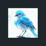Toile *~* Mignonne Whimsical Détails Oiseau Bleu AP54 Ar<br><div class="desc">WALL STRETCHED CANVAS IMPRIMER Recherche AP54 pour des articles similaires - Energetiquement Enhanced Whimsical Cute Artistique Unique Original Creative Nature sujet d'art qui est numérique Sweet little Birdie, très détaillé, C'est un seul gros plan d'un Imaginaire Blue bird Illustration qui fait que quelqu'un se sent juste heureux. Ce Beau Imaginaire...</div>