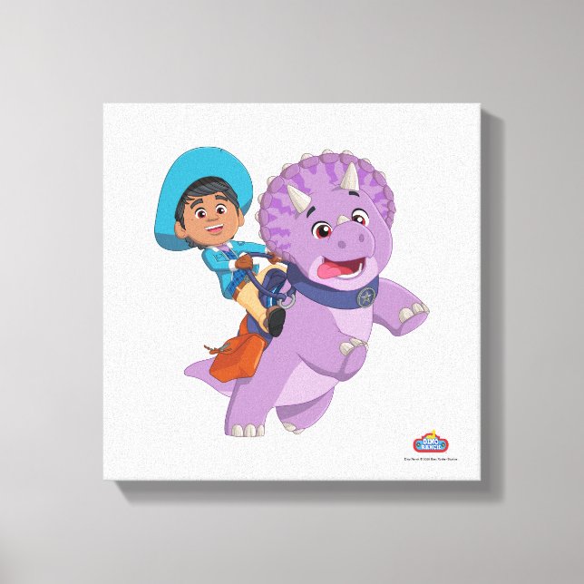 Toile Miguel et Tango | Dino Ranch (Recto)