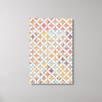 Toile Millie Bright Wrapped Canvas 16" x 25"
