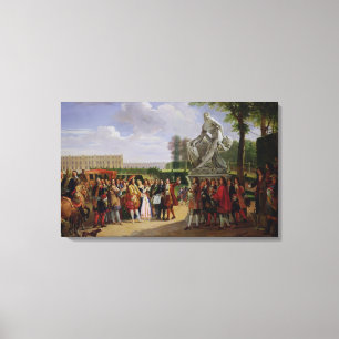 Toile Milo de Louis XIV Puget consacrant 'de