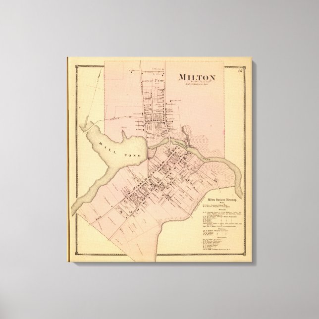 Toile Milton Delaware (Recto)