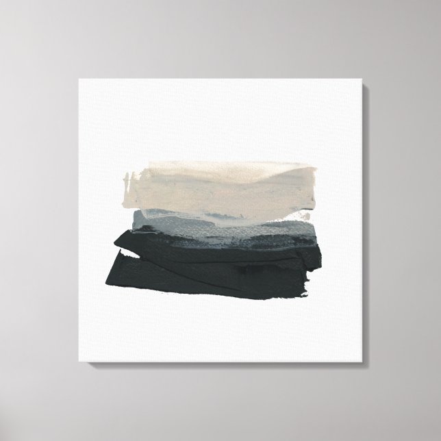 Toile Mindful 1 - Peinture minimaliste neutre (Recto)