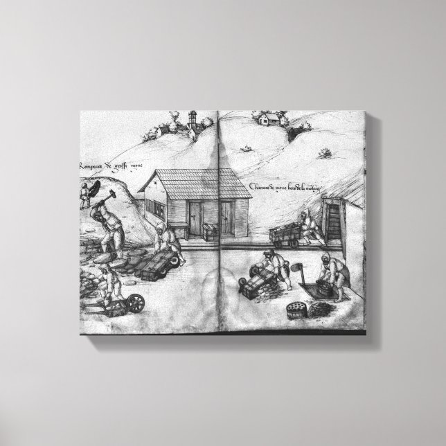 Toile Mine d'argent de La Croix-aux-Mines (Recto)