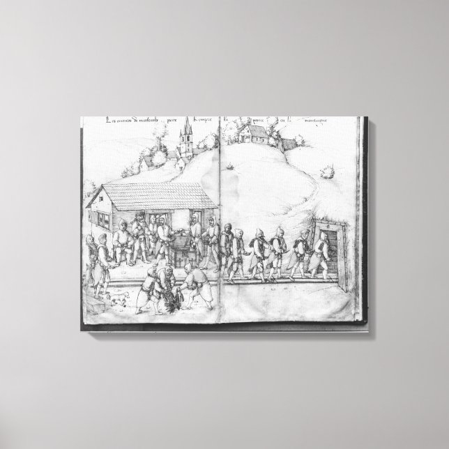 Toile Mine d'argent de La Croix-aux-Mines, Lorraine 2 (Recto)