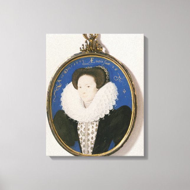 Toile Miniature d'Arabella Stuart, Duchesse de Lennox, 1 (Recto)