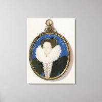 Miniature d'Arabella Stuart, Duchesse de Lennox, 1