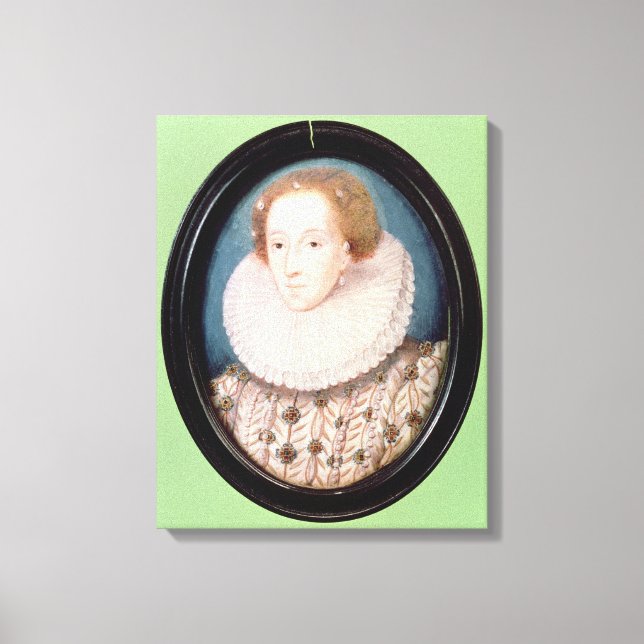 Toile Miniature de la reine Elizabeth I (Recto)